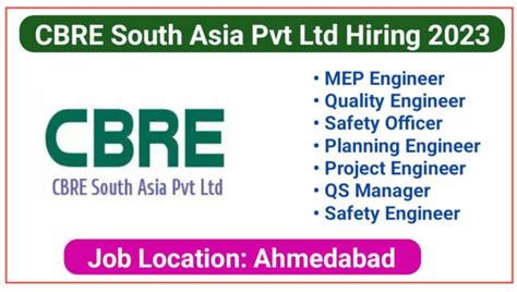CBRE Jobs in Taguig (2023) .